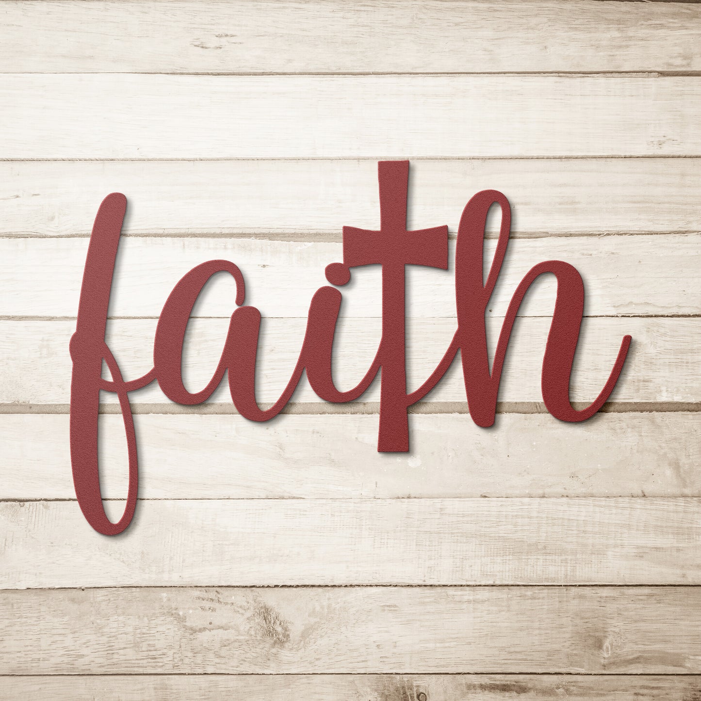 Faith - Metal Wall Art