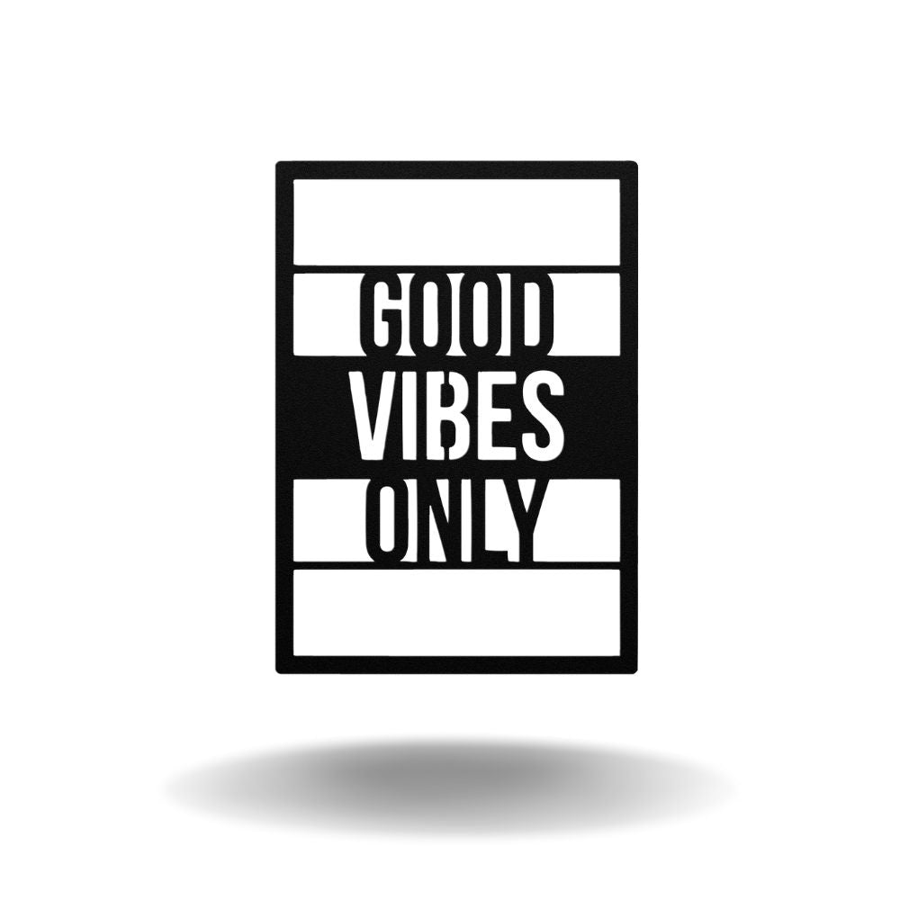 Good Vibes - Metal Wall Art