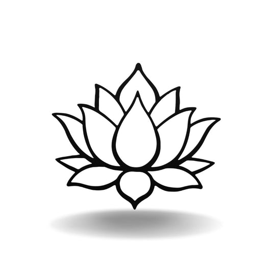 Lotus Flower - Metal Wall Art