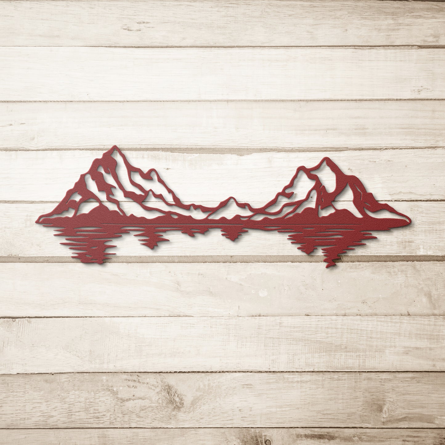 Mountain Reflection - Metal Wall Art