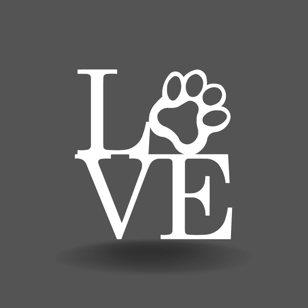 Paw Love - Metal Wall Art