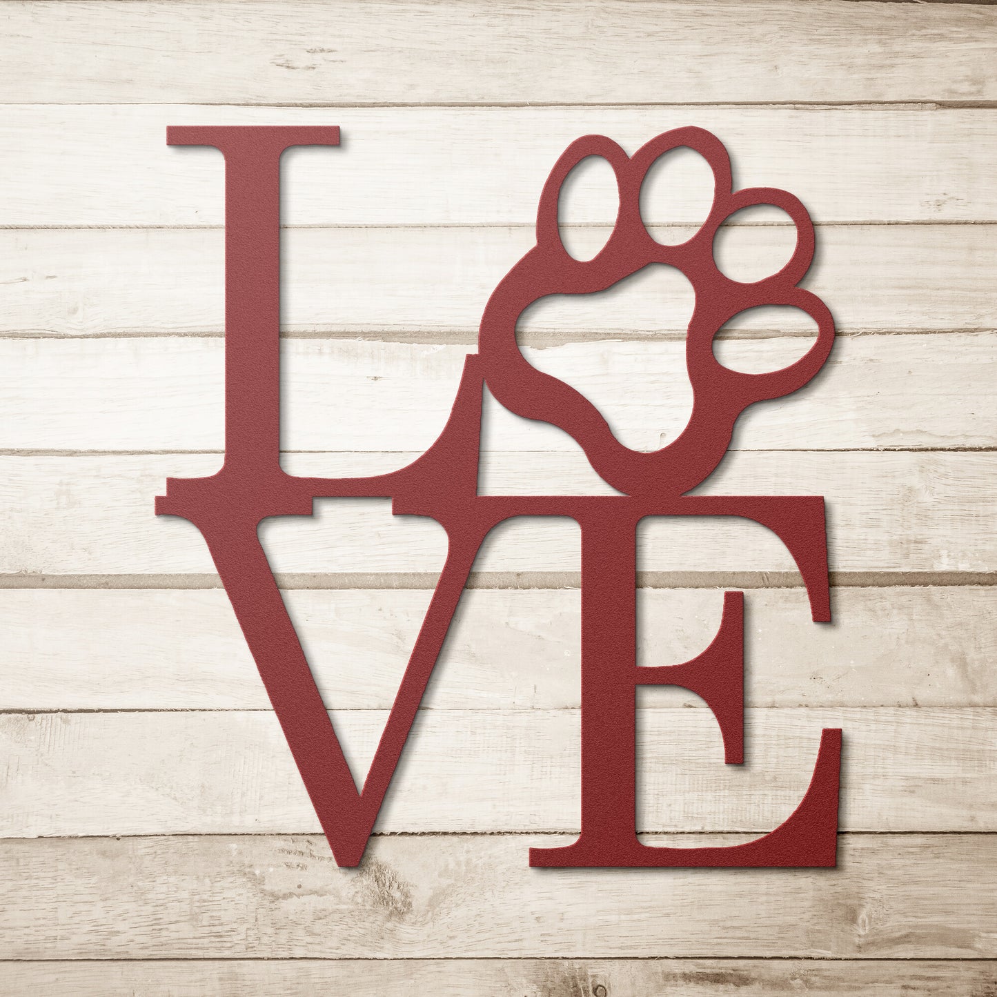 Paw Love - Metal Wall Art