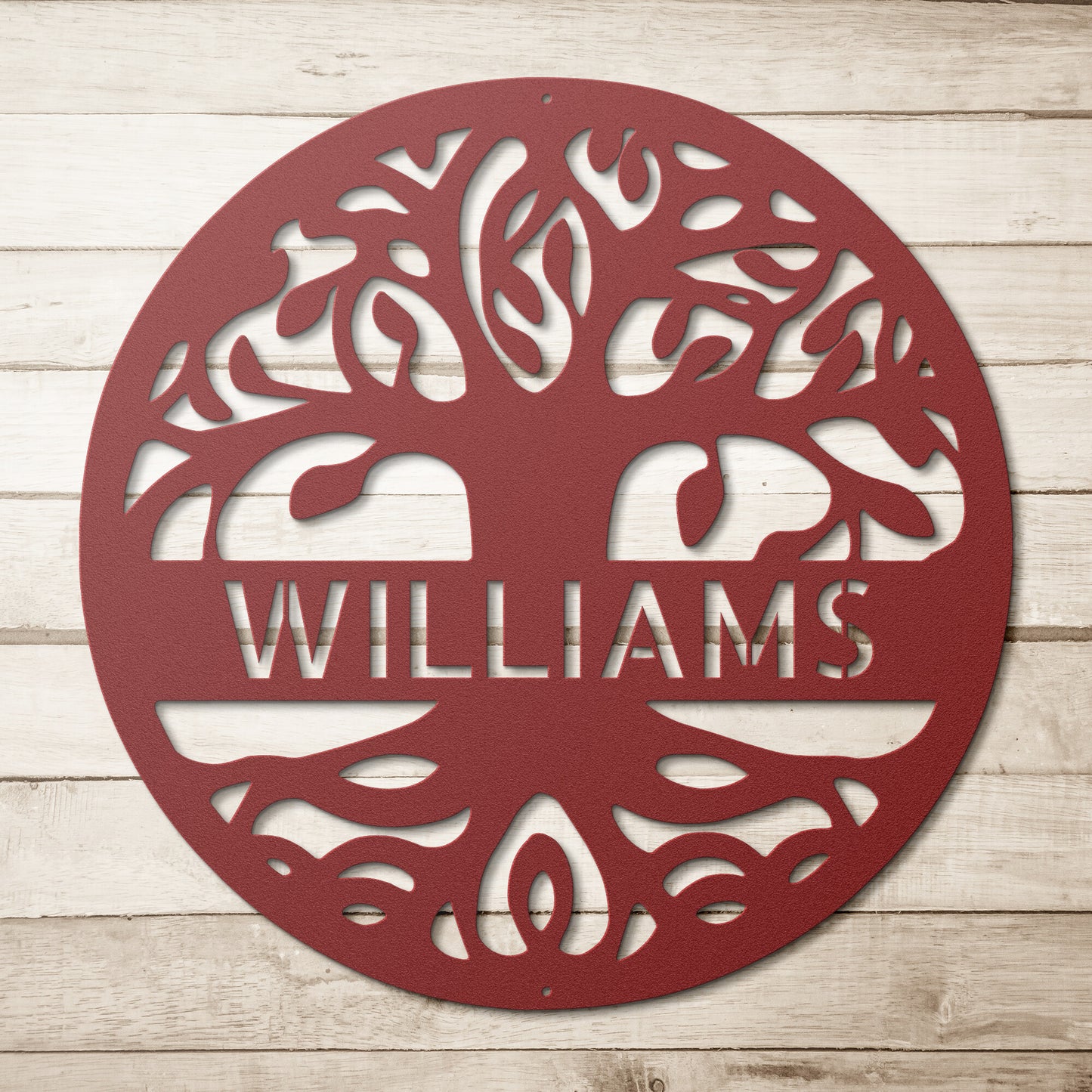 Personalized Tree of Life - Metal Wall Art