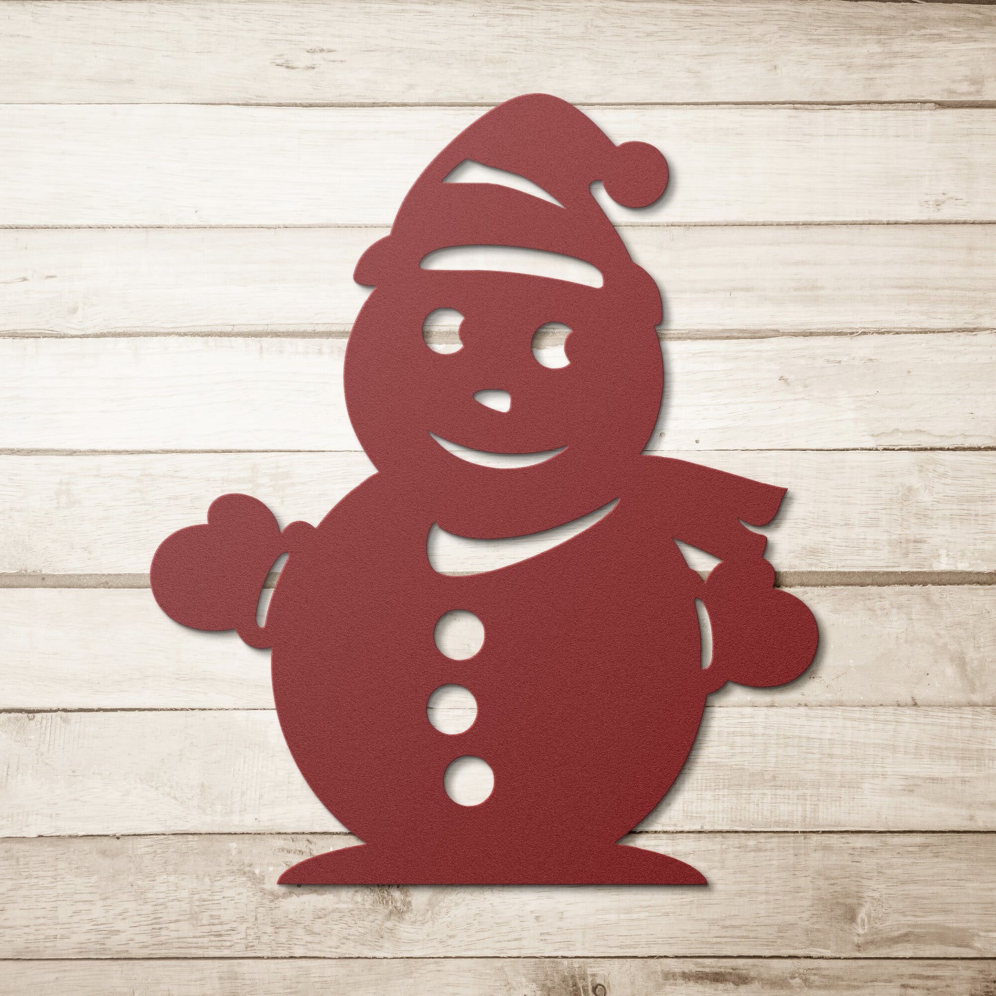 Snowman - Metal Wall Art