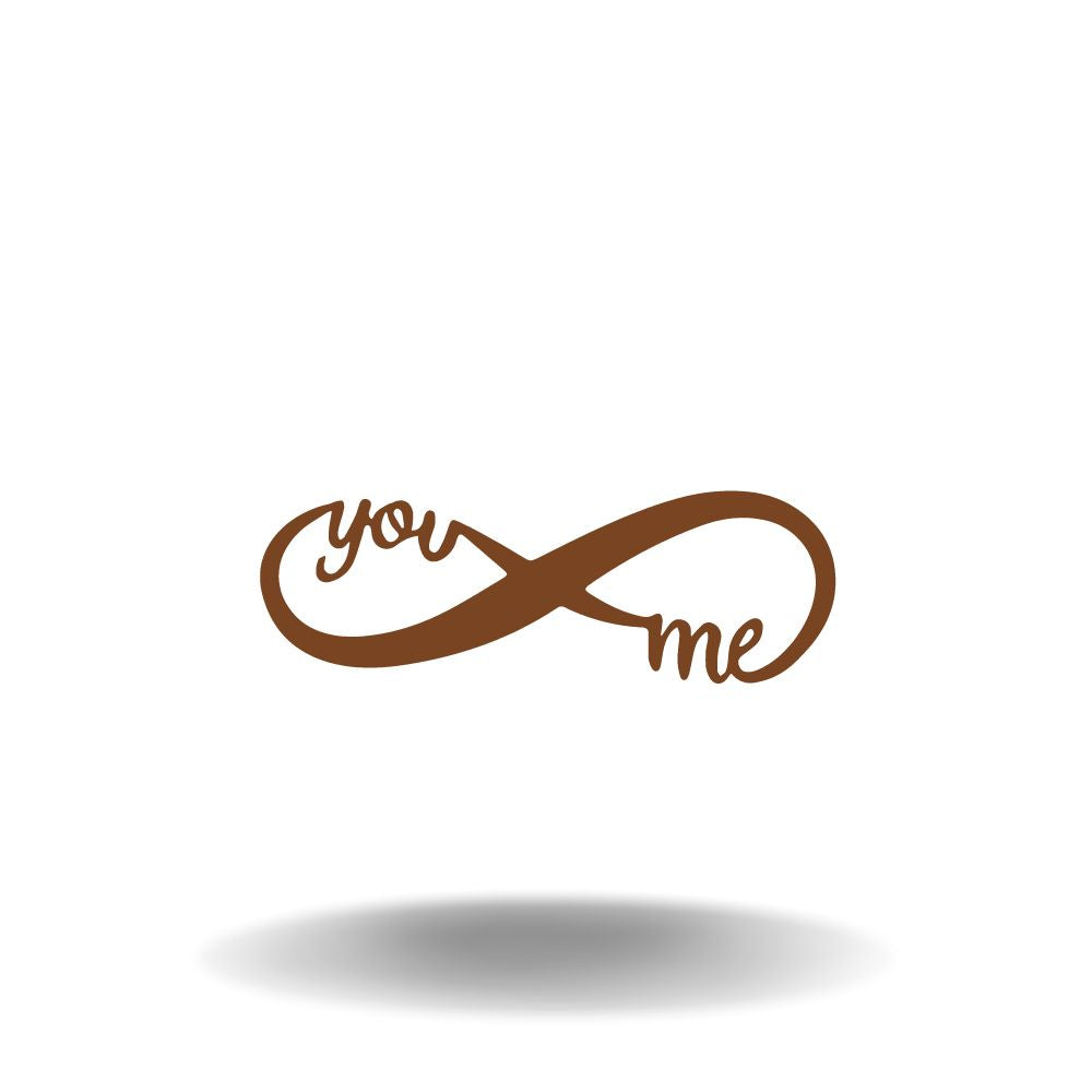 Infinity You & Me - Metal Wall Art