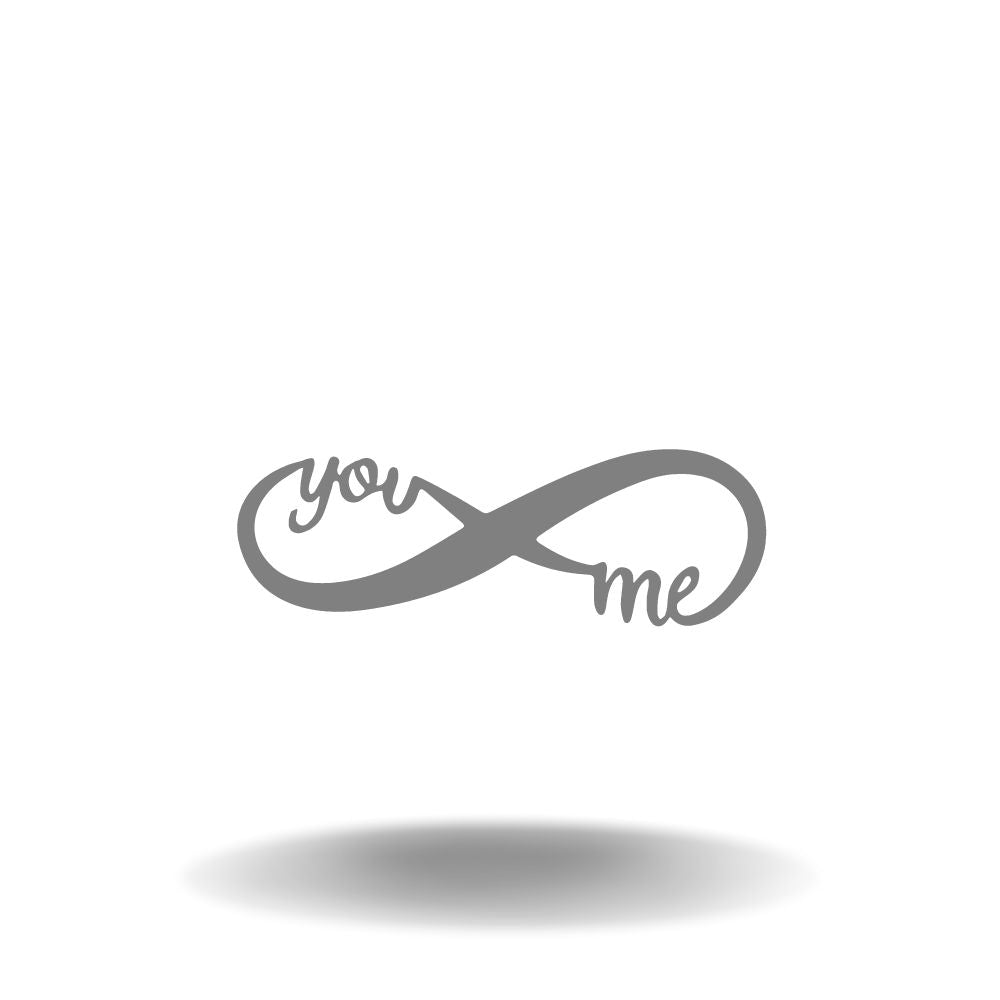 Infinity You & Me - Metal Wall Art