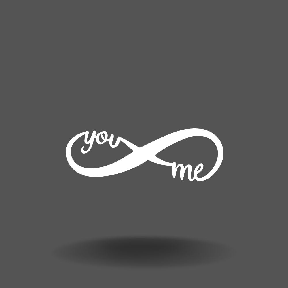 Infinity You & Me - Metal Wall Art